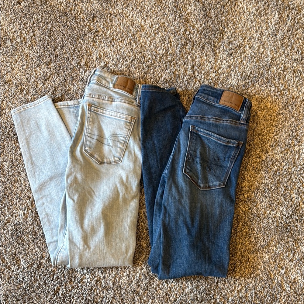 American Eagle Outfitters Blue Skinny Jeans